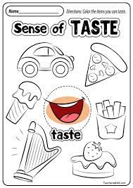 Free Five Senses Worksheets Teachersmag Com Five Senses Worksheet Senses Preschool Five Senses Kindergarten