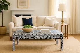Why a Bone Inlay Coffee Table is the Statement Piece