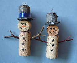 Each ornament includes a festive ribbon for hanging. Wine Cork Christmas Crafts 20 Brilliant Decoration Ideas
