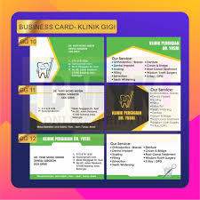 Maybe you would like to learn more about one of these? Template Klinik Gigi Dental Version Business Card Name Card Ready Design Template Shopee Malaysia