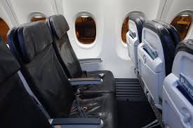 These are standard domestic first recliners with 38″ inches of legroom and the gents working first class were nice and even attentive after the meal service. Flight Review Alaska Airlines 737 900 Economy Jfk To Sea