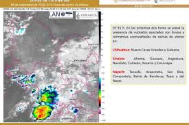 Pronostican Lluvias Fuertes Y Muy Fuertes Para Sinaloa Para Hoy Noroeste