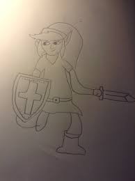 He is usually depicted as a courageous young boy or teenager in green clothing who leaves his home and any relatives to pursue his destiny: How To Draw Link From Legend Of Zelda 3 Steps Instructables