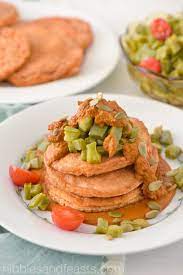 Red chile sauce heat olive oil in large shrimp patties separate eggs by putting the yolks in a small dish and the whites in a large mixing bowl. Shrimp Patties Tortitas De Camaron With Pipian Sauce And Cactus Recipe Shrimp Patties Patties Lenten Recipes