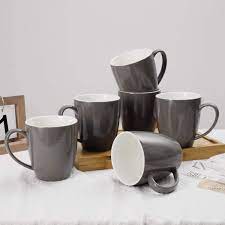 Founded in 1996, covering an area of 10,680 square meters, with over 300 employees, yayu ceramic co., ltd. Buy Mugaholics Coffee Mug Set 16 Ounce Ceramic Coffee Mug Set With Handle Corrugated Tea Mugs Large Coffee Mugs For Coffee Tea Cocoa Cappuccino Latte Brown Coffee Mugs Set