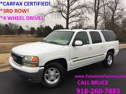 2004 gmc yukon xl 1500 4wd slt auto carfax certified 4 wheel drive 3rd row auto factory llc dealership in broken arrow 2004 gmc yukon xl 4dr 1500 4wd slt