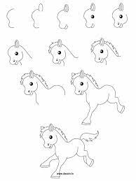 Pretty cartoon horse or pony drawing for beginners.★easy, simple follow along draw. Pin By Mary Rivera On Kirigami Origami Et Autre Art Creatif Easy Drawings Drawing Tutorial Cute Easy Animal Drawings