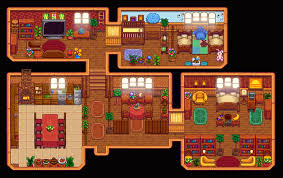 The Inside Of The Farmhouse Stardew Valley Stardew Valley Layout Stardew Valley Farms