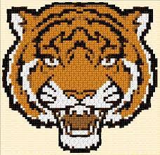 Free tiger cross stitch patterns to print. Tiger Cross Stitch Designs