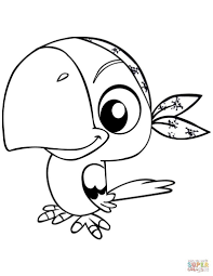 Loro Pirata Para Colorear Loro Pirata Piratas Colores