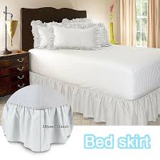 The finishing touch on any twin size bedding ensemble is a perfectly coordinated bed skirt. Comfortable Stain Resistant Dust Ruffle 10 Inch Tailored Drop Twin Size Black Durable Fab Linens Luxurious Hotel Collection 600 Thread Count 100 Cotton Pleated Bed Skirt Home Kitchen Bedding Femsa Com