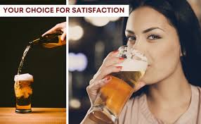 Vinsani Set of 6 Traditional Tulip Beer Glass Tumblers