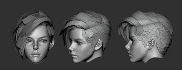 Artstation Female Face Study Segu Son Woman Face Face Angles Face Study