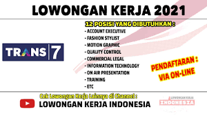 Lowongan bpjs kesehatan cabang jember. Rekrutmen Trans 7 Untuk 12 Posisi Lowongan Kerja Februari 2021 Lowongan Kerja Di Trans7 Youtube