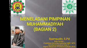 One response to kelas 9. Pelajaran Kemuhammadiyahan Kelas 9 Meneladani Pimpinan Muhammadiyah Bagian 2 Youtube