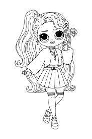 Pin by tommy denise linaman on kids lol dolls coloring pages for 528 x 1024 jpg pixel. Lol Omg Pink Baby Coloring Page Free Printable Coloring Pages For Kids