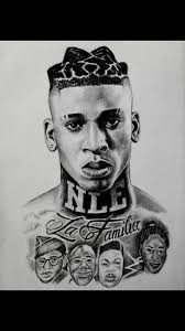 Nle Choppa X Boondocks Drawing