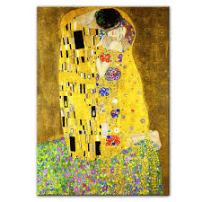 Pocałunek klimta, kwiaty, koła, paski. 10x15cm 100x100cm 1 Pc Gustav Klimt Pocalunek Obrazy Hd Photo Home Bezramowe Malarstwo Na Plotnie Kup W Niskich Cenach W Sklepie Internetowym Joom