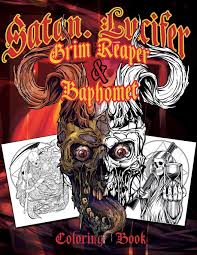 You are viewing some grim reaper sketch templates click on a template to sketch over it and color it in and share with your family and friends. Satan Lucifer Grim Reaper Baphomet Coloring Book Featuring Black Goat Cthulhu The Grim Reaper The Krampus And More 35 Single Sided Pages Contains Adult Content Giraldo Juan 9781674948331 Amazon Com Books