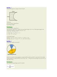 Bentuk daerah yang diarsir dapat memiliki ragam yang berbeda dan sangat banyak jenisnya. Lingkaran Soal