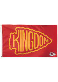 5 out of 5 stars. Kansas City Chiefs Kingdom 3x5 1 Sided Red Silk Screen Grommet Flag