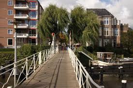 Groningen Trompbrug Groningen Holland Sidewalk