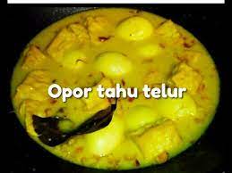 Info mesin lebih lengkap hubungi. Resep Opor Tahu Telur Menu Sahur Praktis 6 Youtube