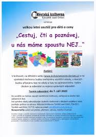 Jsme veřejná knihovna, kterou může využívat úplně každý! Kalendar Akci