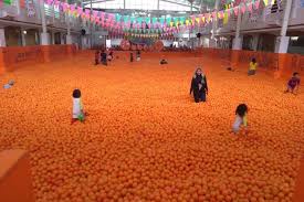 Sensasi Mandi Di Kolam Bola Terbesar Di Indonesia Halaman All Kompas Com