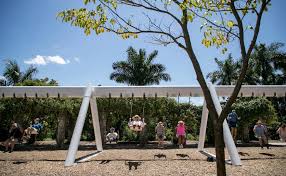 Musical Swings exhibit at Naples Botanical Garden lets everyone be a  budding orchestral conductor