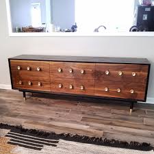 These are versatile enough to also work well in an office or media room for multiple types of items. Custom Made Media Console Mid Century Modern Style Ebonized Ash And Walnut By Cp Woodcraft Custommade Com