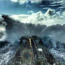Doubt If This Is A British Ship Far Too Modern Looking But A Tremendous Photograph Sea And Ocean Storm Photography Wild Waters
