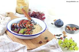 Porridge Au Beurre De Cacahuetes Et Fruits De Saison Brian Iz In The Kitchen