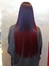 Gamora Hair Purple Red Ombre Long Hair Styles Straight Hairstyles Hair