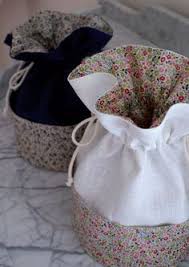 Kit Textile Pochon En Liberty Sacs Cadeaux En Tissu Tuto Couture Pochon Couture Sac