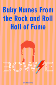 Bowie Bono Billie More Rock Roll Baby Names From The Hall Of Fame Sheknows