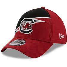 South Carolina Gamecocks New Era Bolt 39thirty Flex Hat Garnet South Carolina Gamecocks Lightning Bolt Design Gamecocks