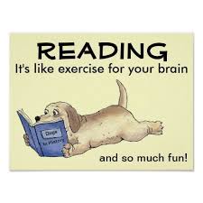 The Reading Dog Poster Zazzle Com Reading Posters Dog Poster Education Poster