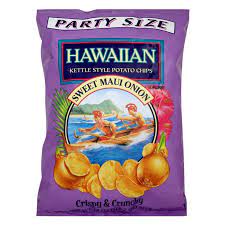 Hawaiian Sweet Maui Onion Potato Chips 16 Oz Potato Chips Bbq Chips Chips