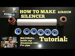 How do you attach a suppressor to a paintball gun? Video Homemade Airgun Silencer