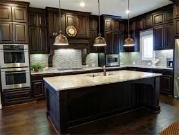 Maybe rather a rustic wood? Stunning 25 Dark Wood Kitchen Cabinets Design Ideas For Awesome Kitchen Wood Floor Kitchen Dark Wood Kitchen Cabinets Dark Wood Kitchens