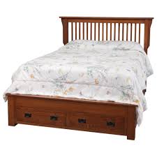 Our furniture is made in the united states, primarily right here in ohio. Daniel S Amish Mission Queen Storage Bed With 2 Footboard End Drawers Westrich Furniture Appliances Panel Beds