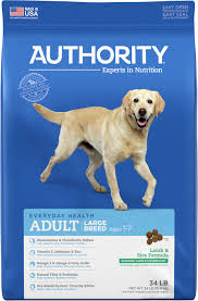 Authority Lamb Rice Formula Large Breed Adult Dry Dog Food 34 Lb Bag