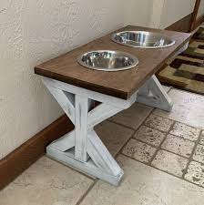Large Dog Bowl Stand Etsy In 2020 Dog Bowls Large Dog Bowls Dog Food Stands