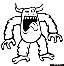 Click on any monsters picture above to start coloring. Monsters Online Coloring Pages