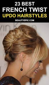 23 Most Beautiful French Twist Updo Hairstyles French Twist Hair French Twist Updo Short Hair Updo