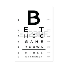 Eye Chart Vector At Getdrawings Com Free For Personal Use
