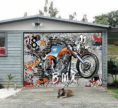 More just an art installation when it's okayed or even requested. 3d Motorrad Graffiti Garage Tur Wand Druck Abziehbild Wand Dekor Aj Wallpaper De Ebay
