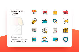 Download Shopping Filled Icon Pack Graphic By Goodware Std Creative Fabrica Yellowimages Mockups