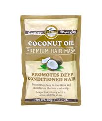 And if you add lavender essential oil instead then it works great for hair growth too. Sunflower Premium Hair Mask Coconut Oil 1 75oz Jollys Pharmacy Online Store